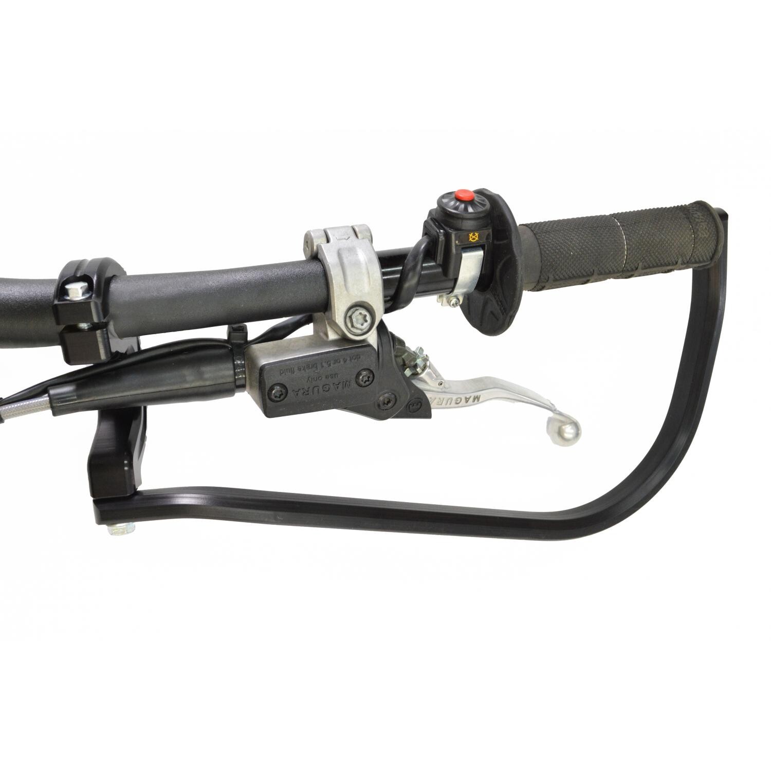 Enduro Engineering Evolution 2 Black Debris Deflectors 1-1/8″ Tapered Clamp Set