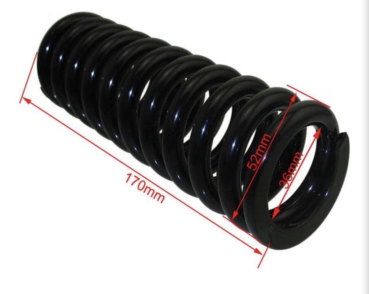 170mm 350lbs Rear Shock Spring for 270-290mm Fastace BS-22AR Pit Dirt Bike