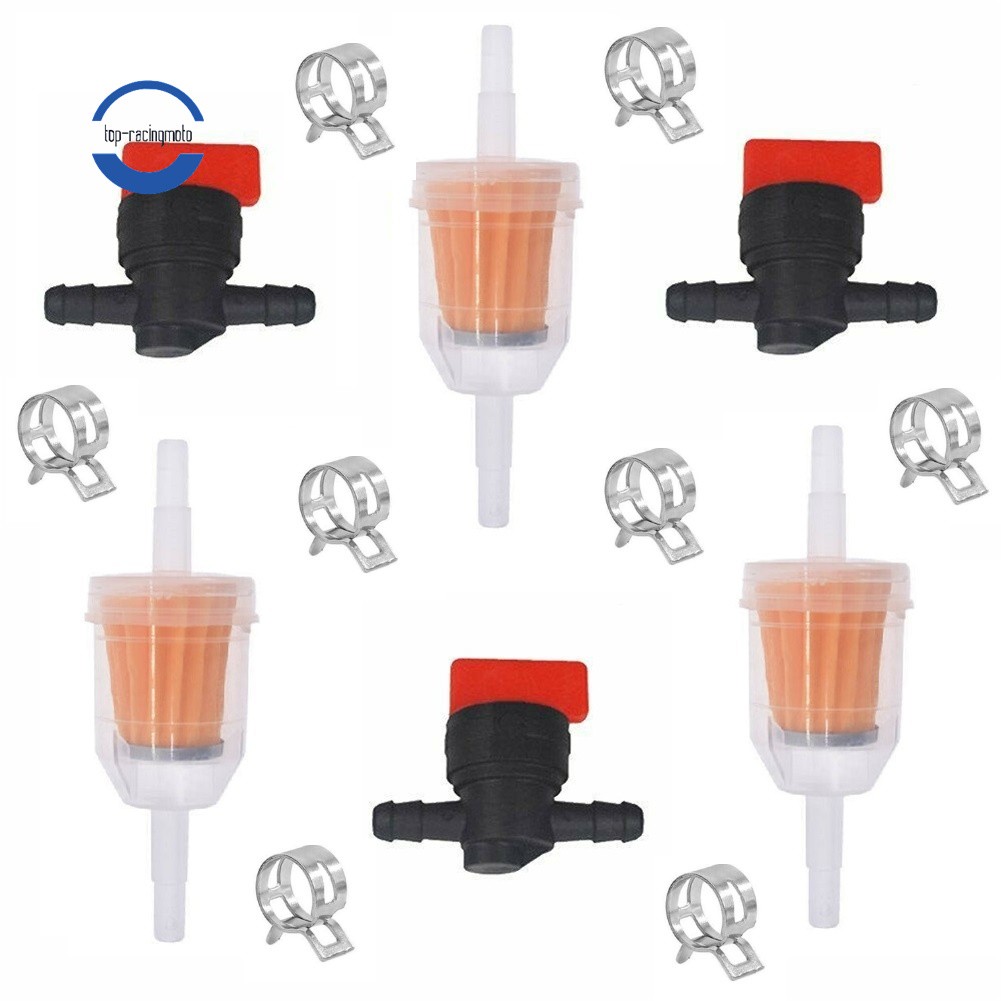 1/4″ Fuel Shut Off Valve Clamp Plastic Metal Fits Briggs&Stratton 494768 697947