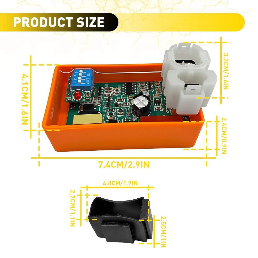 6pin DC CDI box Adjustable For 50CC 125CC 150CC GY6 Engine Scooter ATV 1-5x