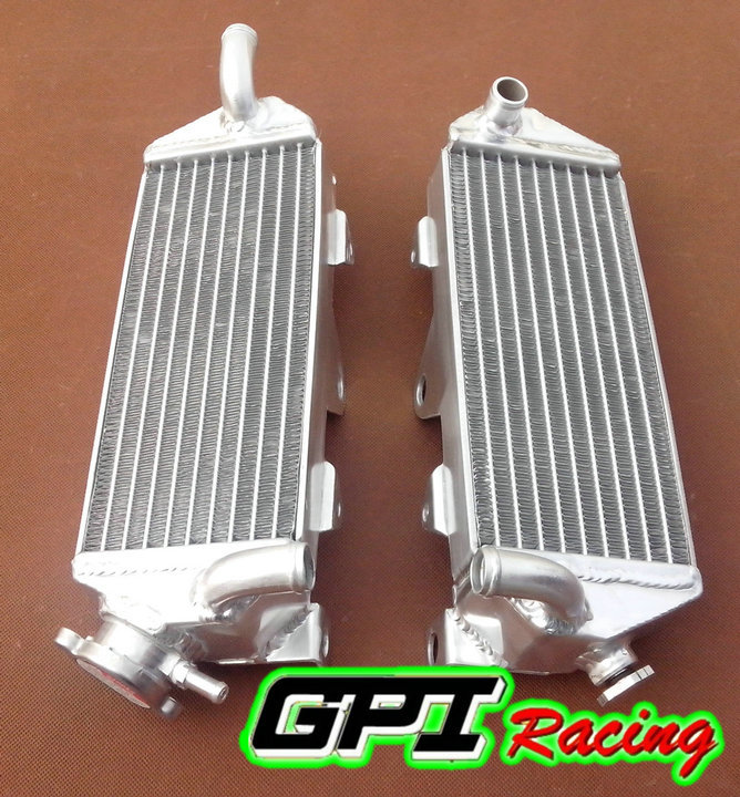 GPI Racing RH&LH Aluminum Radiator 1985 1986 kawasaki kx250 KX 250 85 86