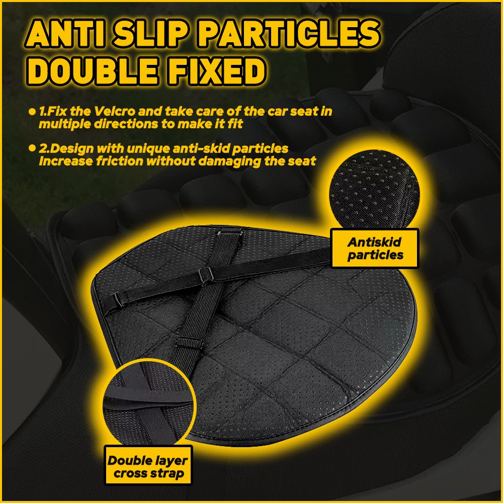 Motorcycle Gel Seat Comfort Cushion Pillow Pad Cover Pressure Relief Universal