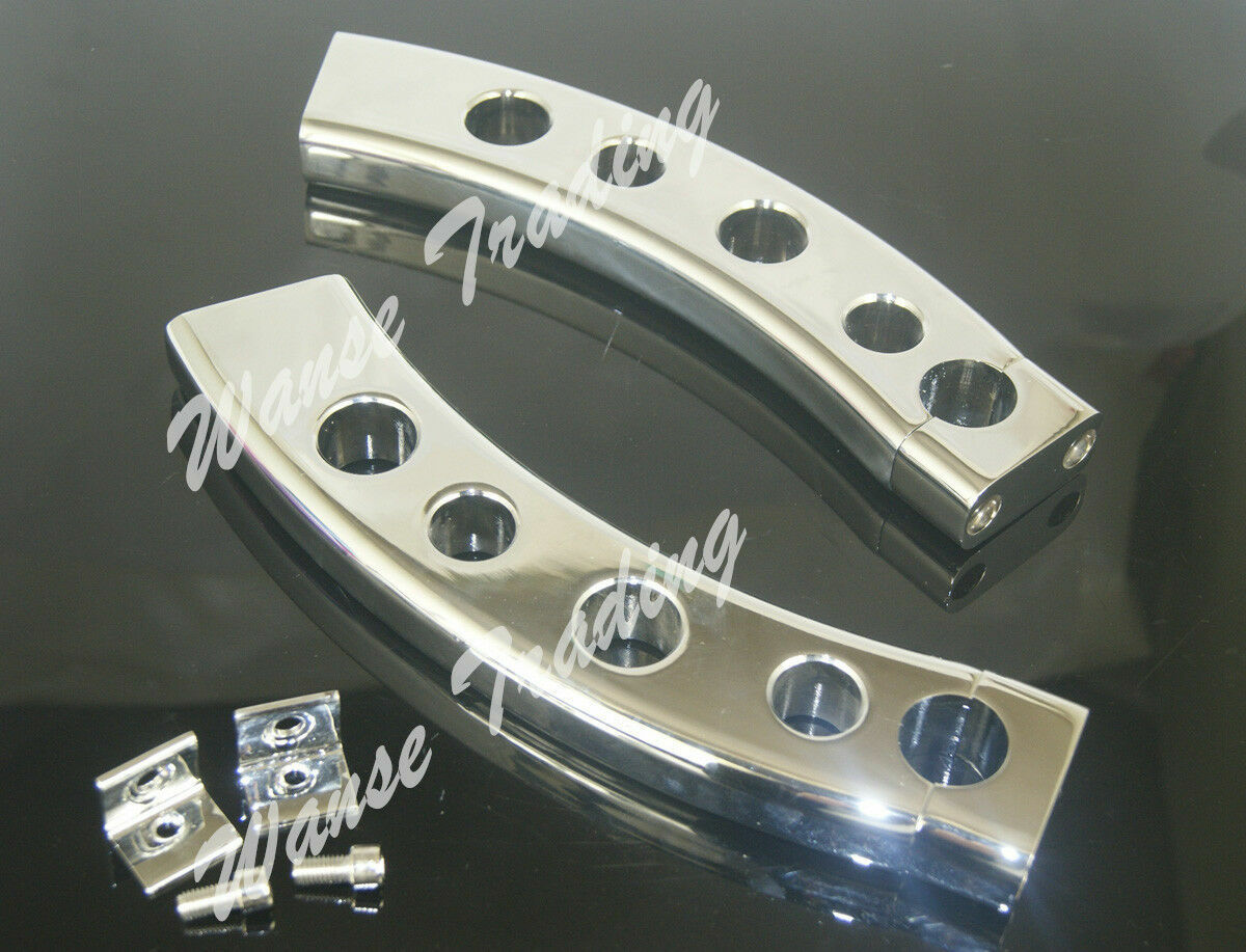 CNC Handle Bars Mounts Risers Aluminum Chrome For SUZUKI Boulevard M109R VZR1800