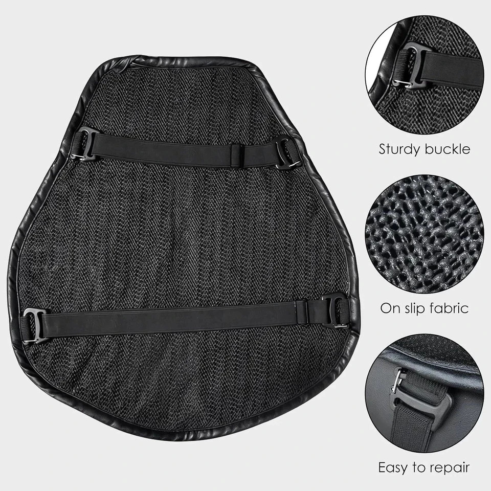 Motorcycle Seat Comfort 3D Gel Seat Cushion Pressure Relief Air Pad