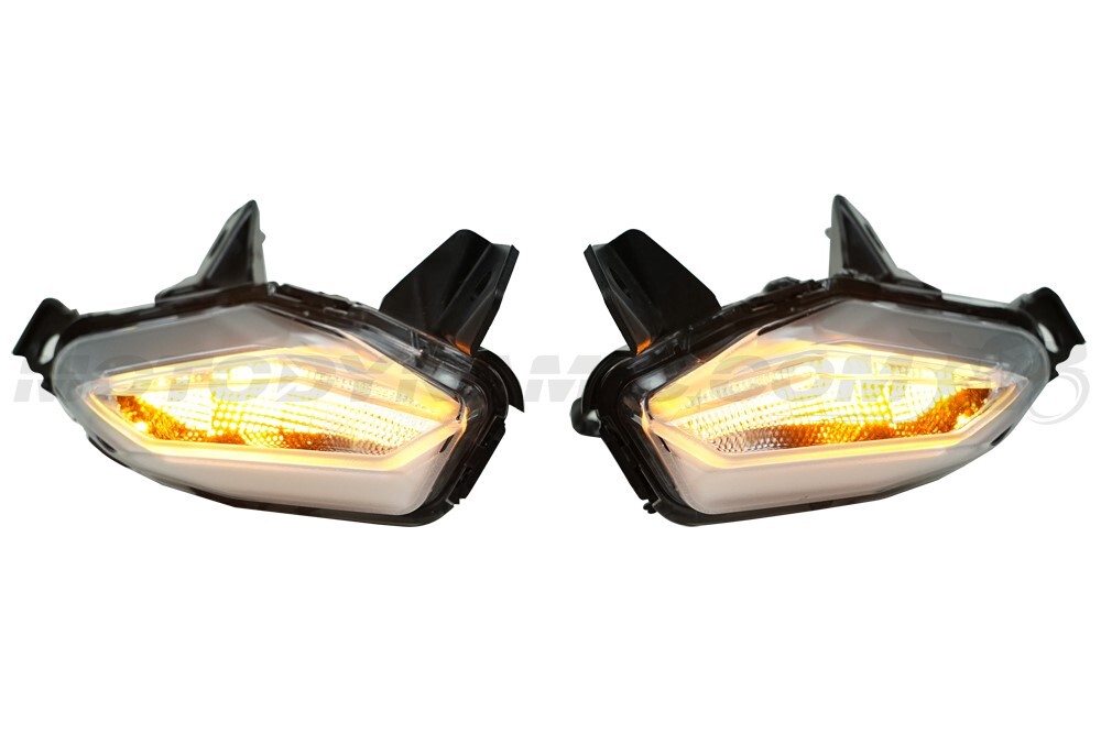 Switchback LED Front DRL Integrated Turn Signals fits 2020+ Suzuki Katana USA
