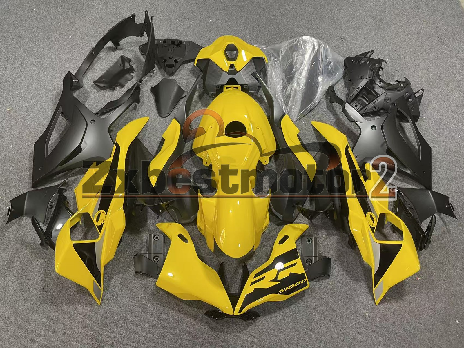 Fairings Kit For 2025-2026 BMW S1000RR Yelllow Black Bodywork ABS Injection Set