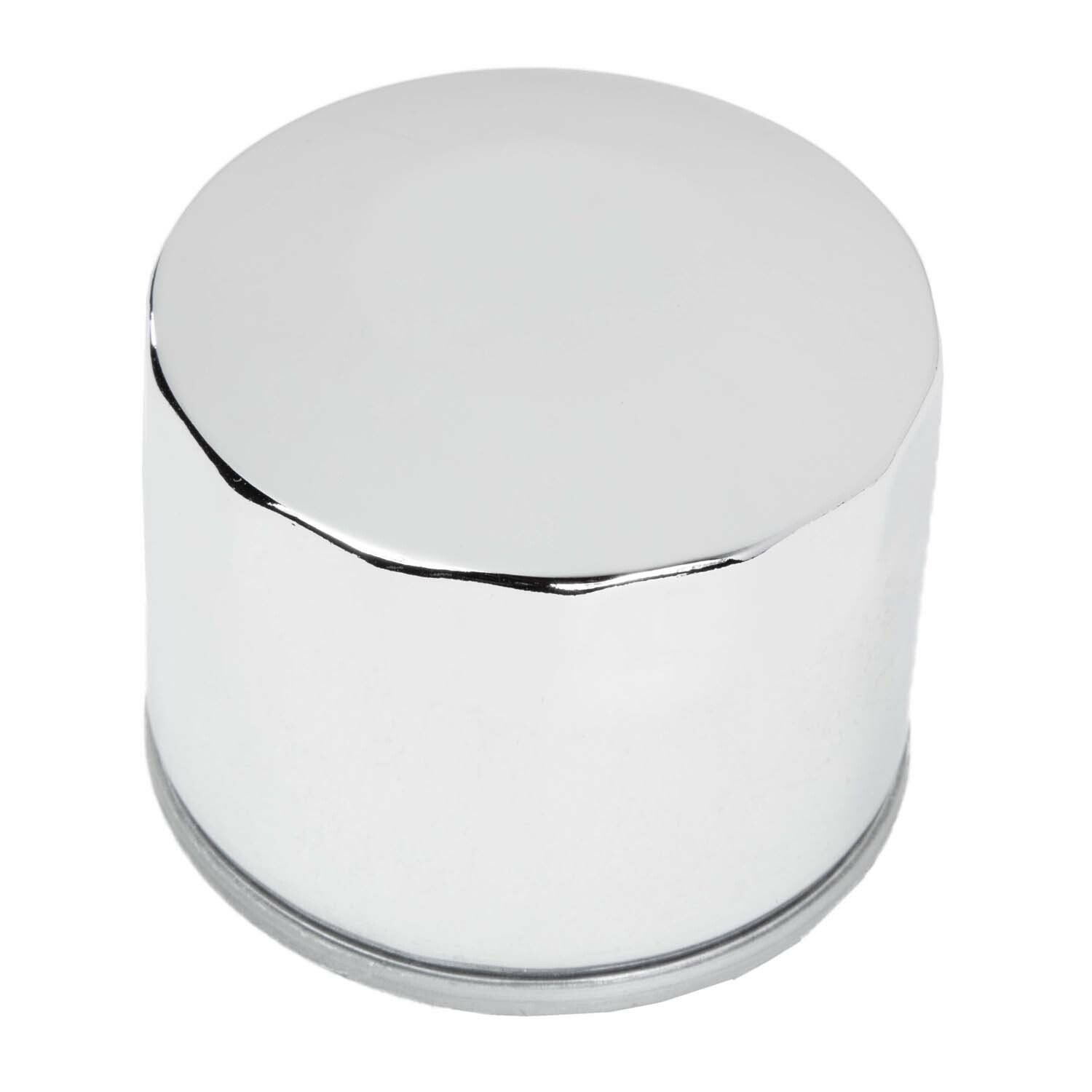 Factory Spec Chrome Oil Filter for Harley Replaces OEM 63782-80 & 63810-80A