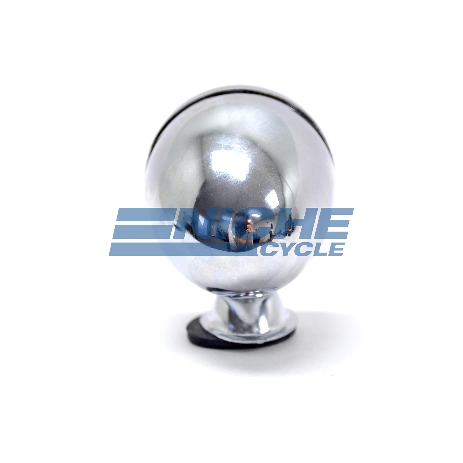 Cruiser Bottom Surface Mount Signal Light Dual Filament 12 Volt Chrome Amber