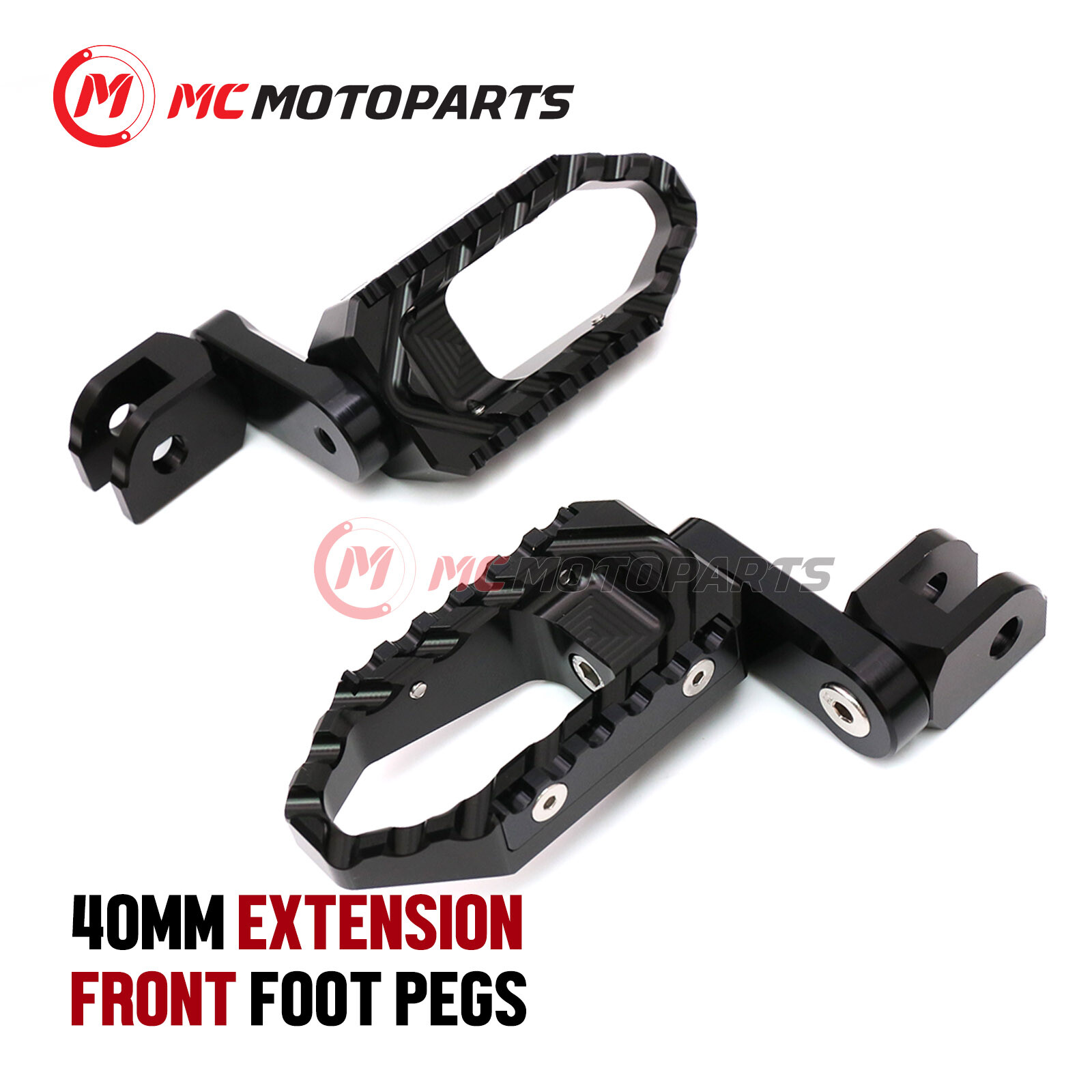 1.5 Inch Adjustable Front Wide Foot Pegs For Buell XB9S XB12S XB9SX XB9R XB12R
