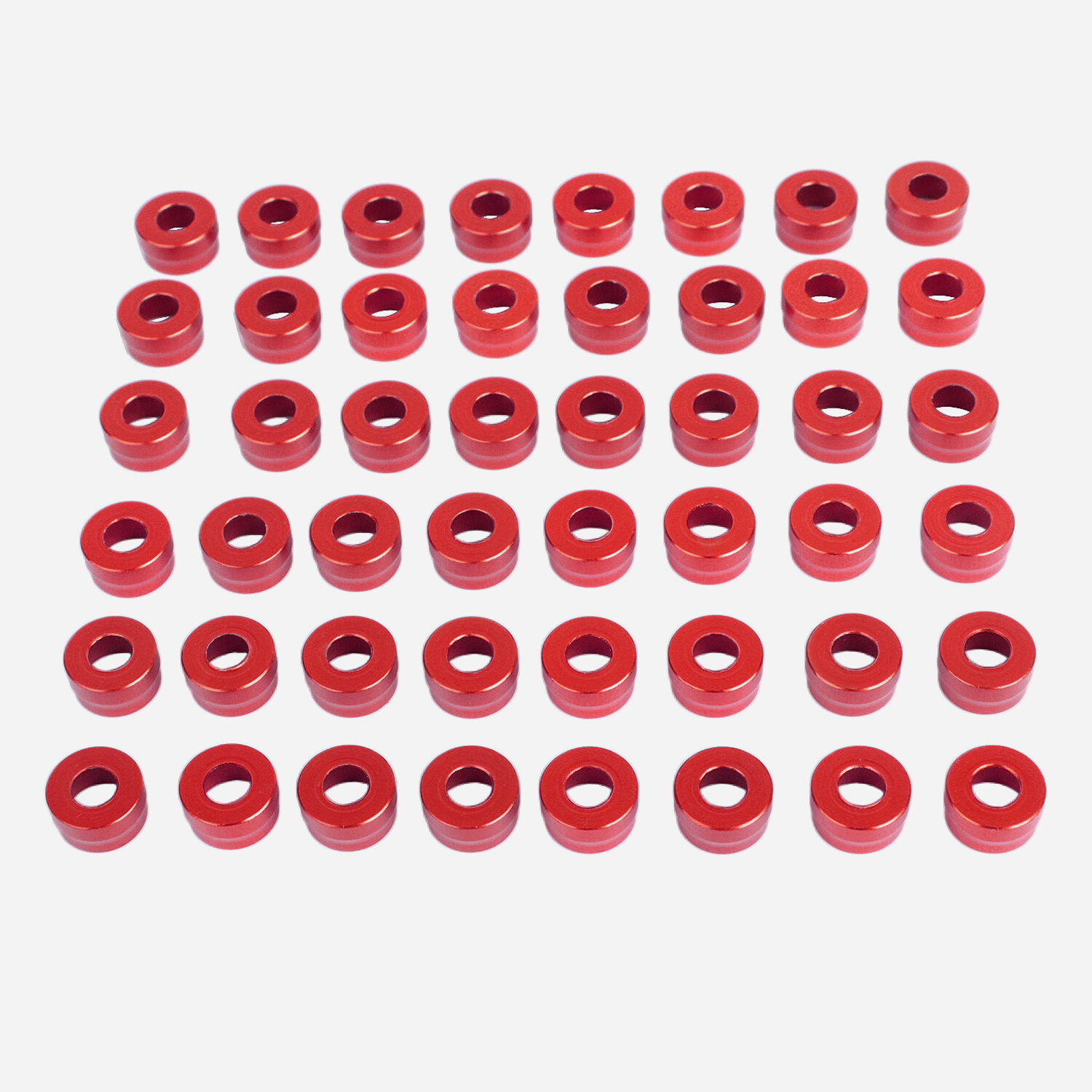48X Red Engine Bolt Cover Caps For Harley Touring Electra Road Street Glide FLHX