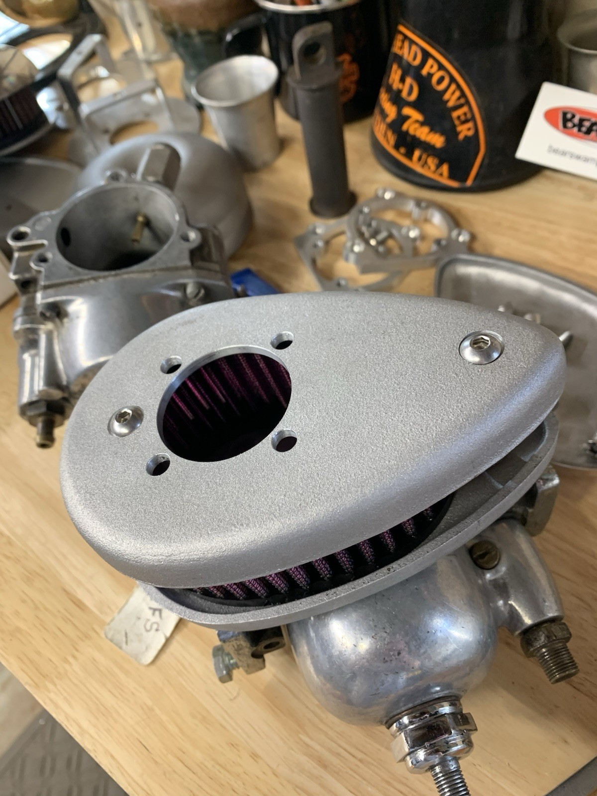 Crocker Style Spoon Air Cleaner For Linkert -FREE SHIPPING