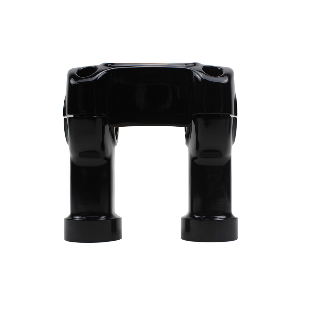 Black 3.5″ Tall Straight Handlebar Risers for Harley 2013-2023 Softail Breakout