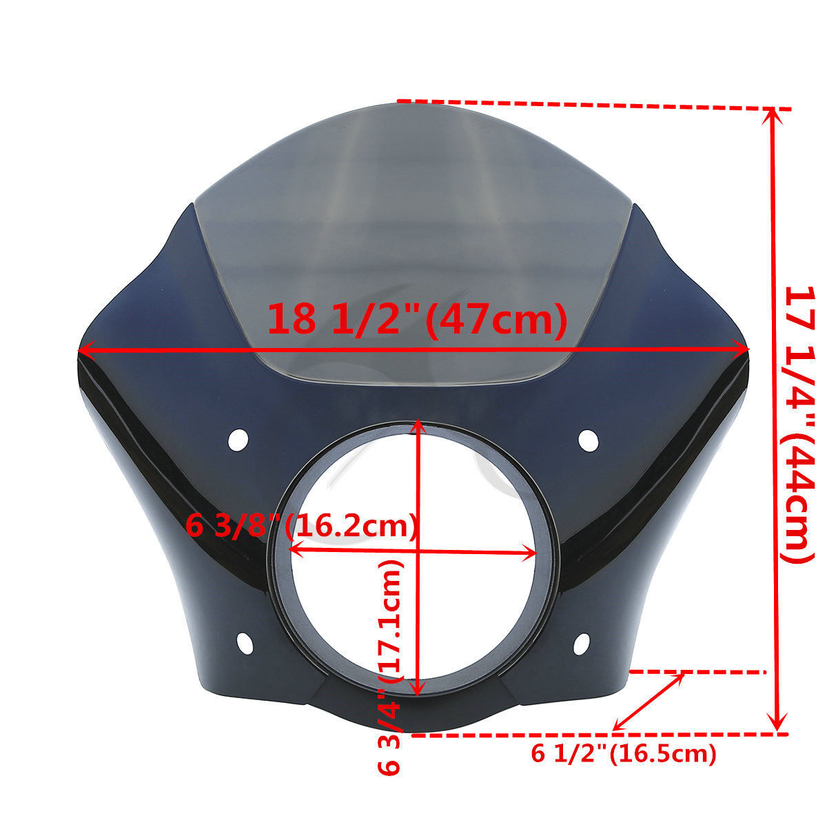 Headlight Fairing 49mm Trigger Mount Fit For Harley Dyna Low Rider Super Glide