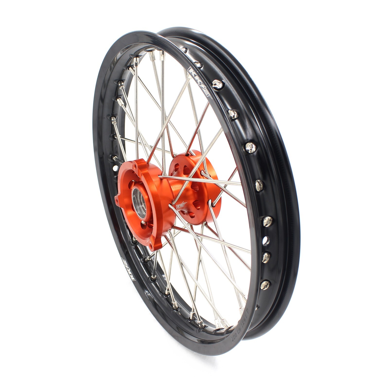 KKE Front 1.4*14 Rear 1.6*12 Mini Kids Wheel Rims Fit KTM SX 65 2002-2024 Orange