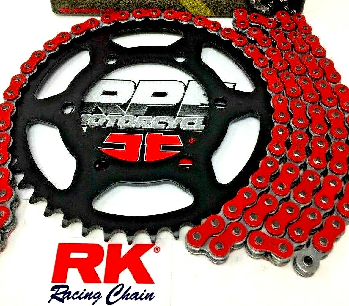 Red 1998-2003 Yamaha YZF-R1 RK GXW 520 15/43 Quick Accel Chain and Sprockets Kit