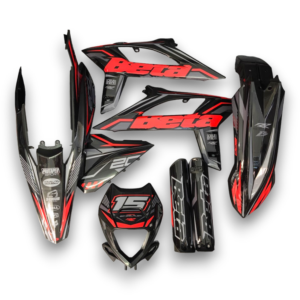 Plastics + Graphics applied Beta RR 2020 2021 2022 decals stickers