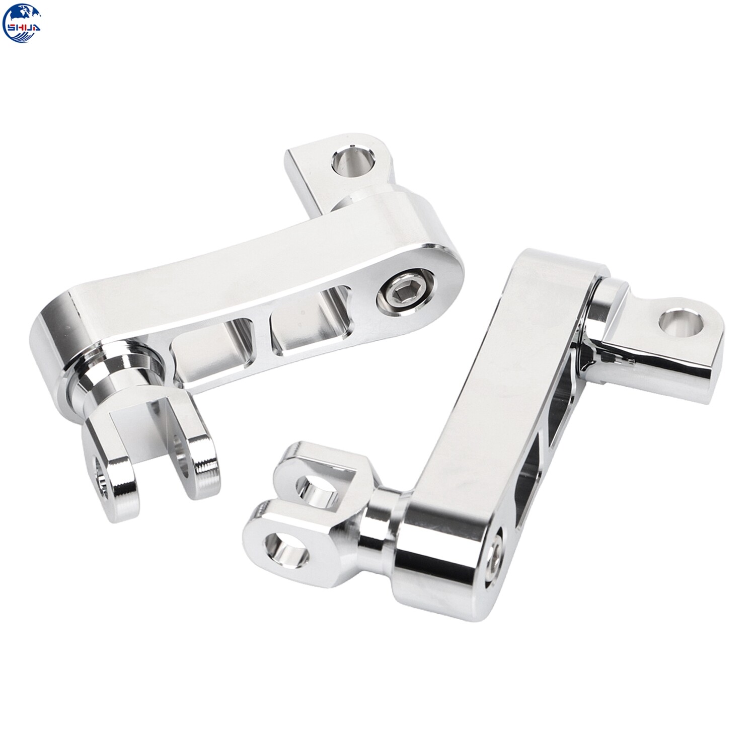 Chrome Foot Peg Male Mount Extensions For Harley Sportster XL 883 1200 Road King
