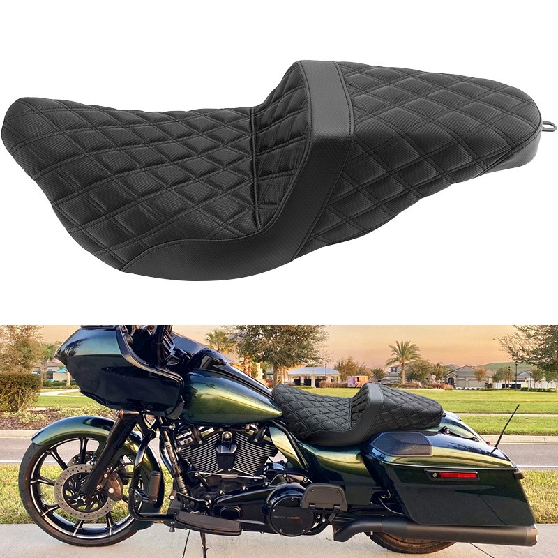 Step-Up Driver Passenger Seat For Harley Electra Street Glide Road King 2008-23