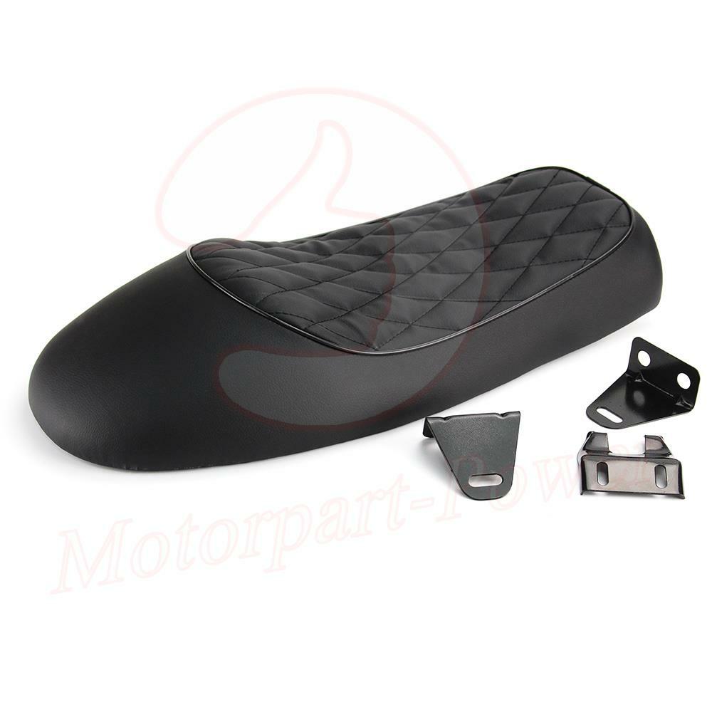 Hump Cafe Racer Seat Vintage Saddle For Honda CB Yamaha Suzuki Universal