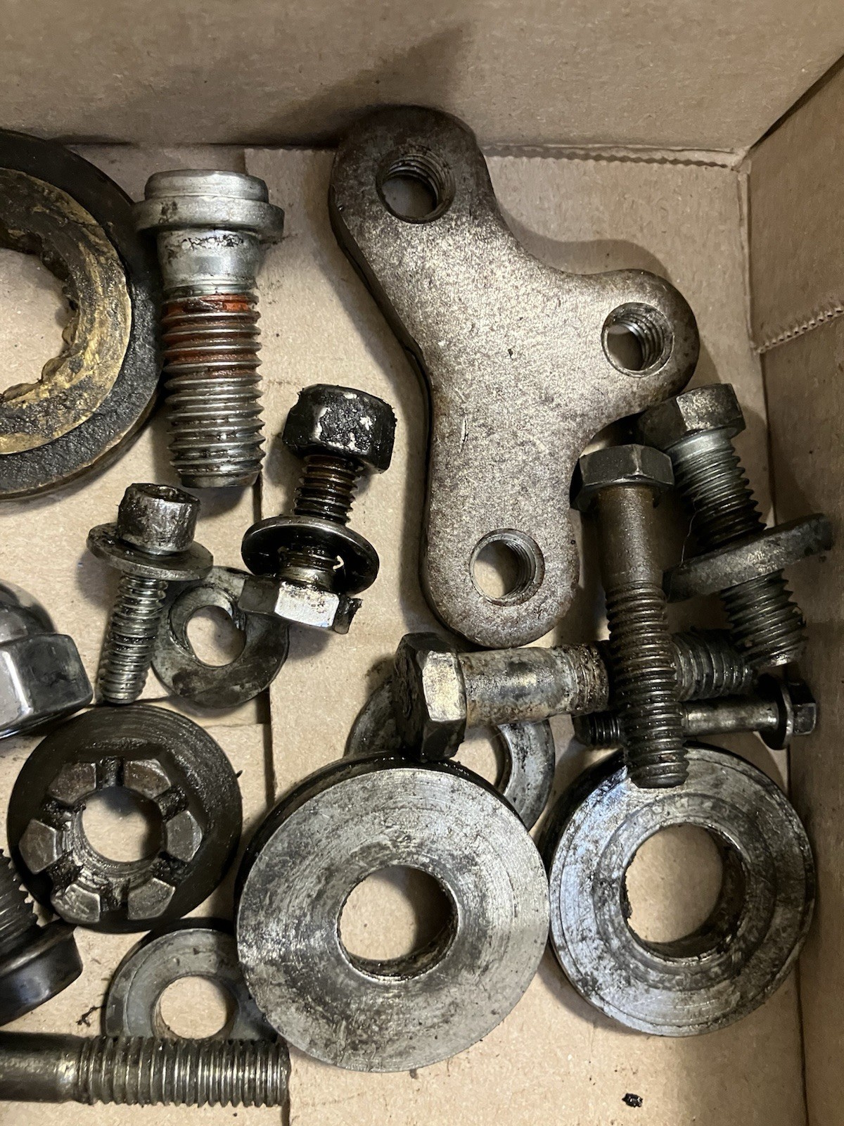 Harley 95 Dyna Miscellaneous Parts And Hardware. 5 Pounds Of Parts