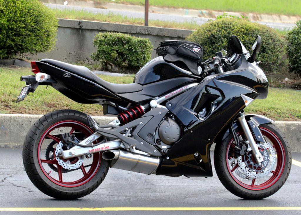 US Stock for Kawasaki Ninja 650 2006 2007 2008 Glossy Black Fairing Kit a004