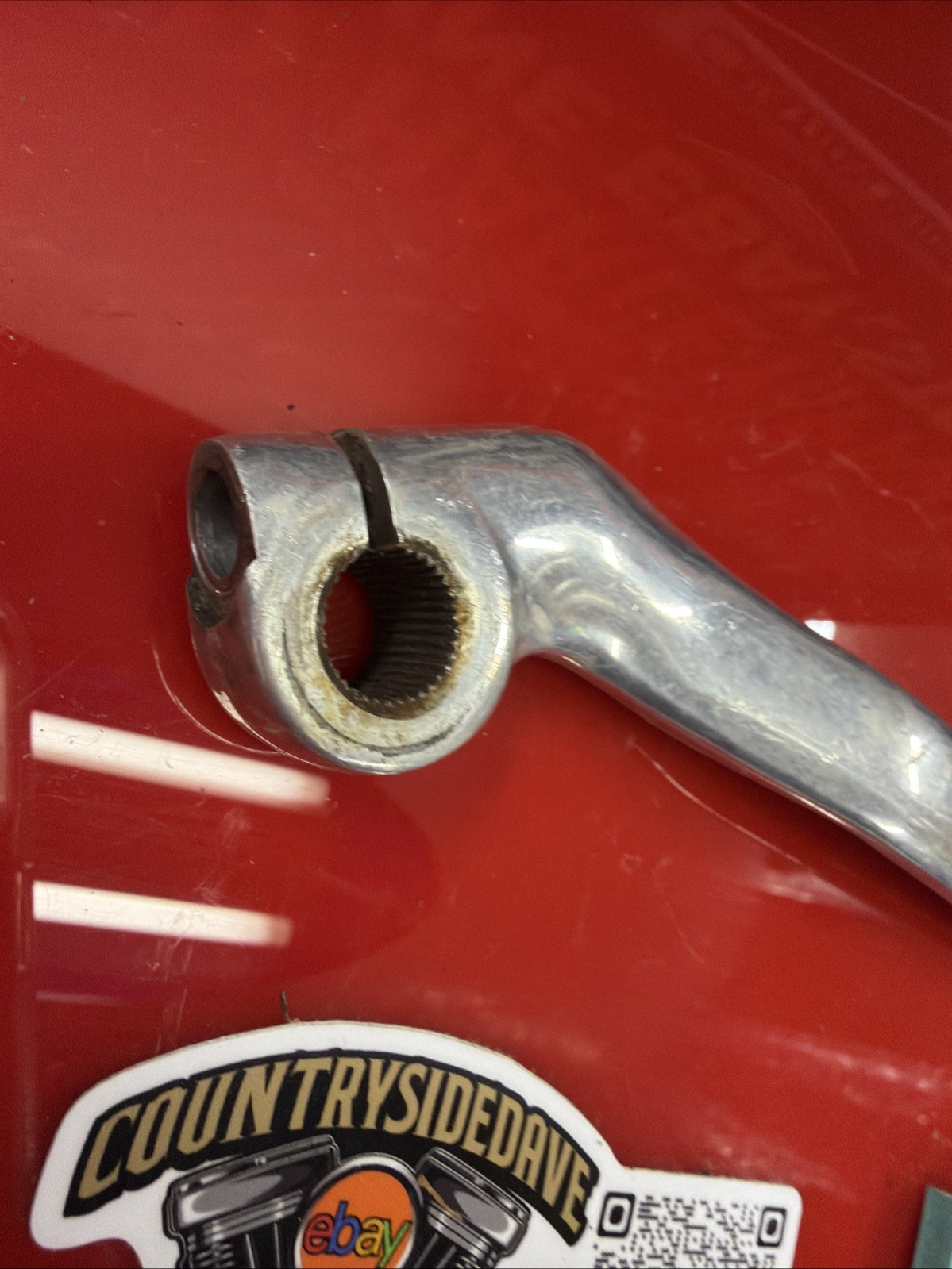 Harley Fxr Mid Control Shifter Shift Lever Arm Mid Control Aluminum Splined OEM