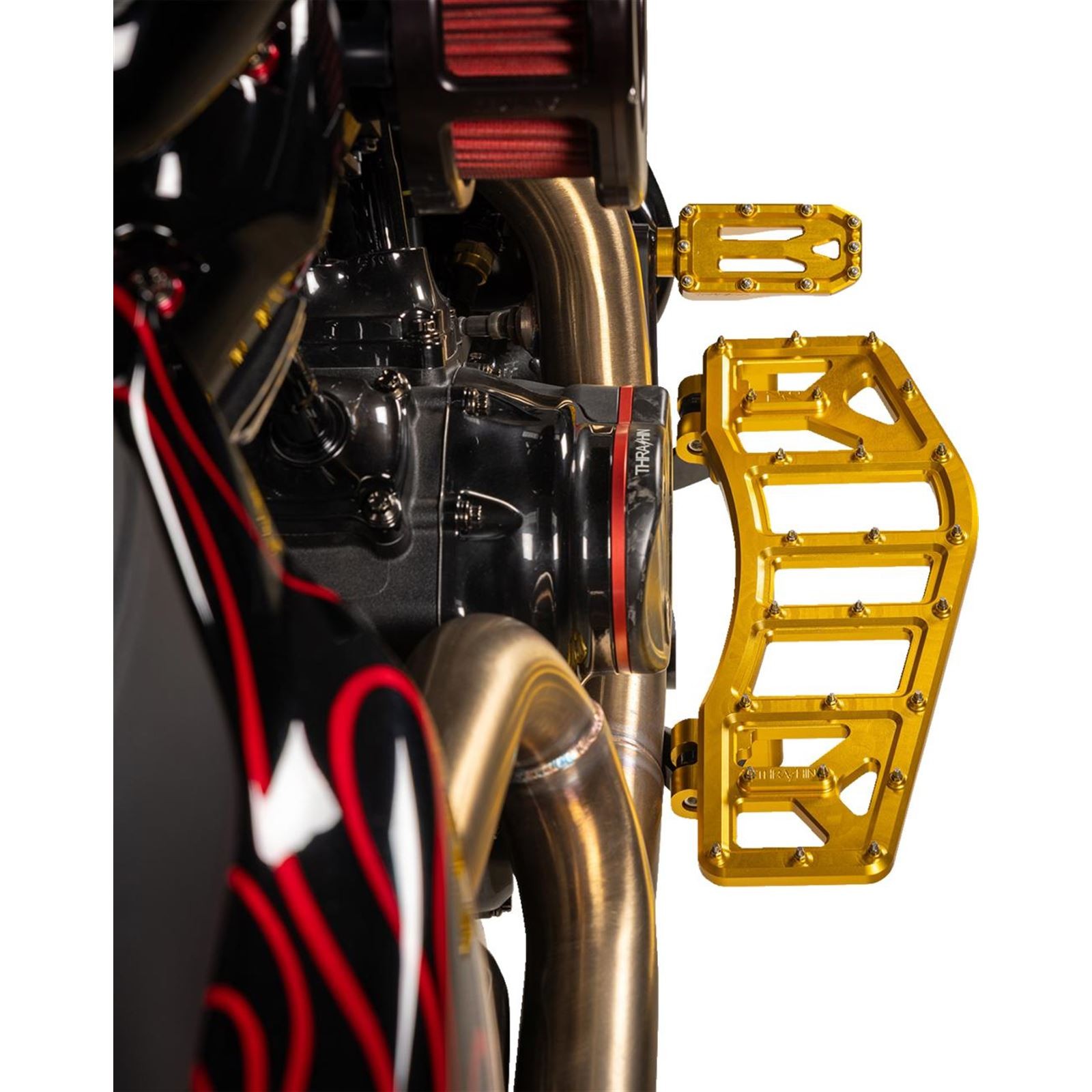 Thrashin Supply Company Aggressor Floorboards – Gold TSC-2219-5