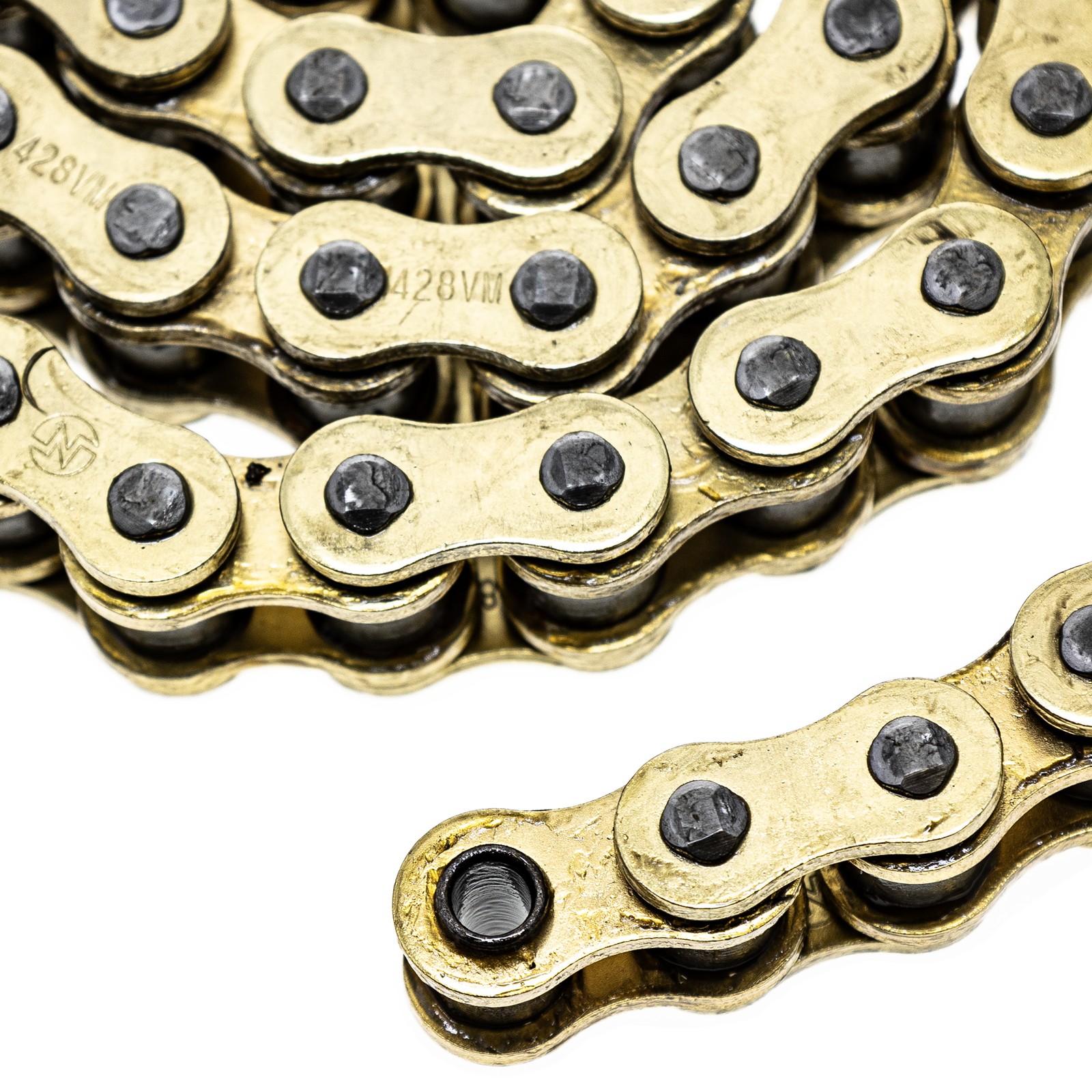 NICHE Gold 428 X-Ring Chain 120 Links With Connecting Master Link Motorcycle