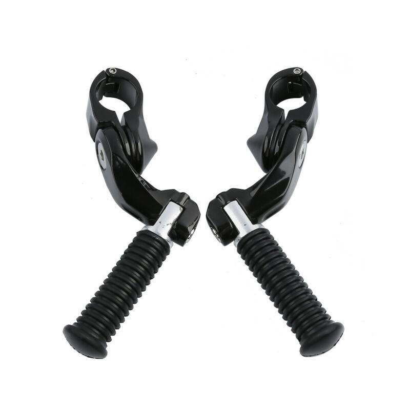 1.25″ 32mm Short Angled Adjustable Highway Foot Pegs Fit For Harley Touring