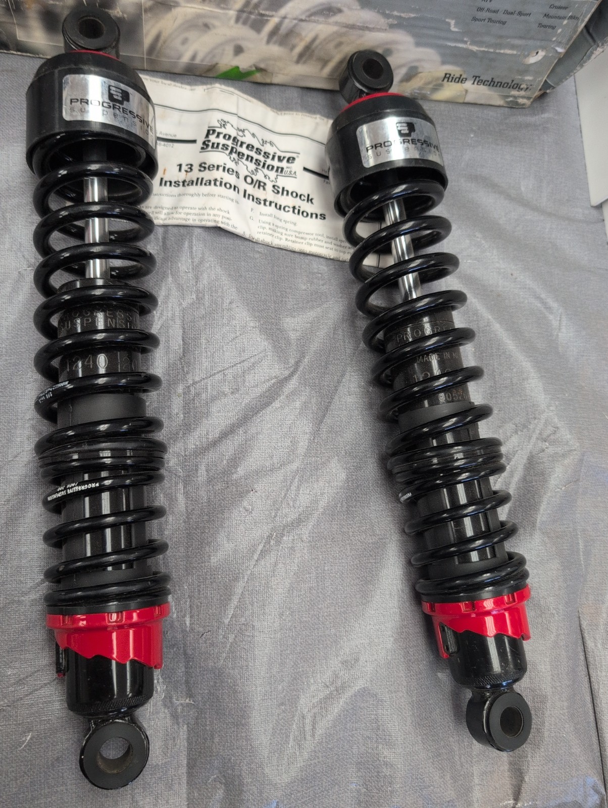 Progressive 13-1240B 13 Series 15in Shocks Black Honda,BULTACO, MAICO, HUSQVARNA