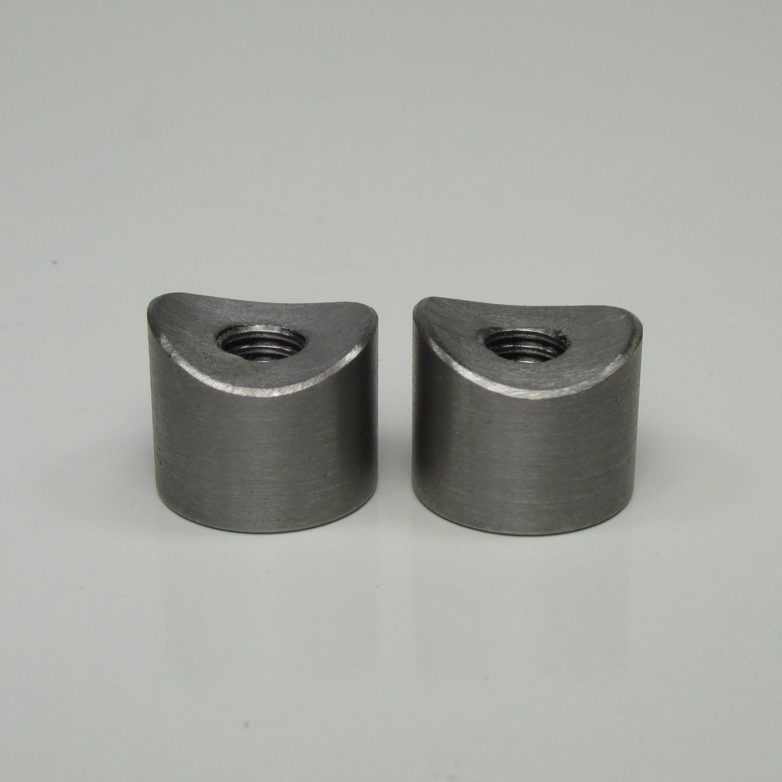 BILLET PROOF Short Coped Threaded Steel Bungs, 5/16″-18 for 1″ – 1.25″ OD Tubing