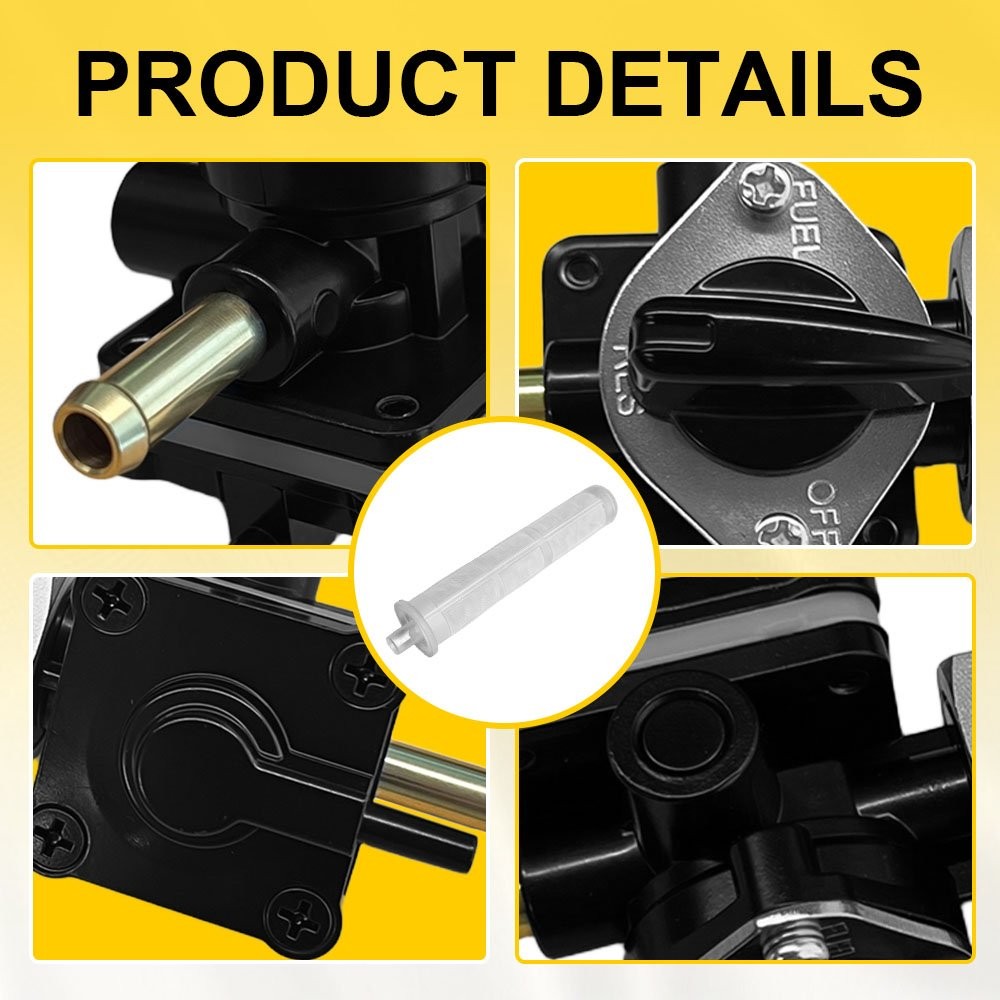 1-10XFuel Valve Vacuum Petcock 22mm 62169-95B For Harley Street Glide FLHX 11-13