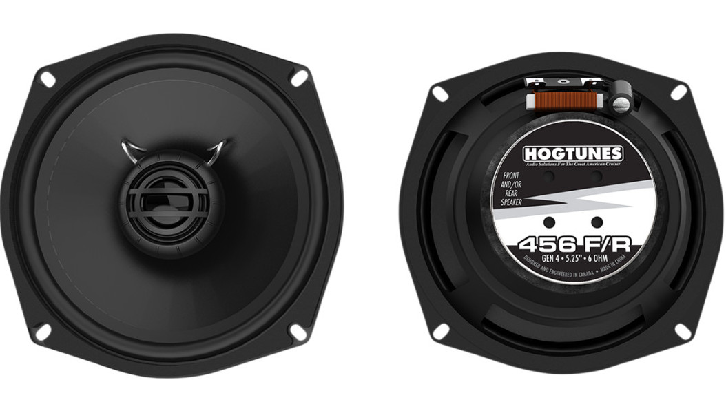 HOGTUNES FRONT 5.25″ SPEAKERS HARLEY ELECTRA GLIDE ULTRA FLHTCU 1998-2005