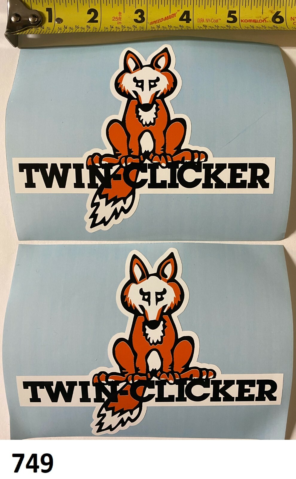 2! VMX Fox Twin Clicker stickers Vintage RM YZ KX CR 125 250 360 400 MX WORKS