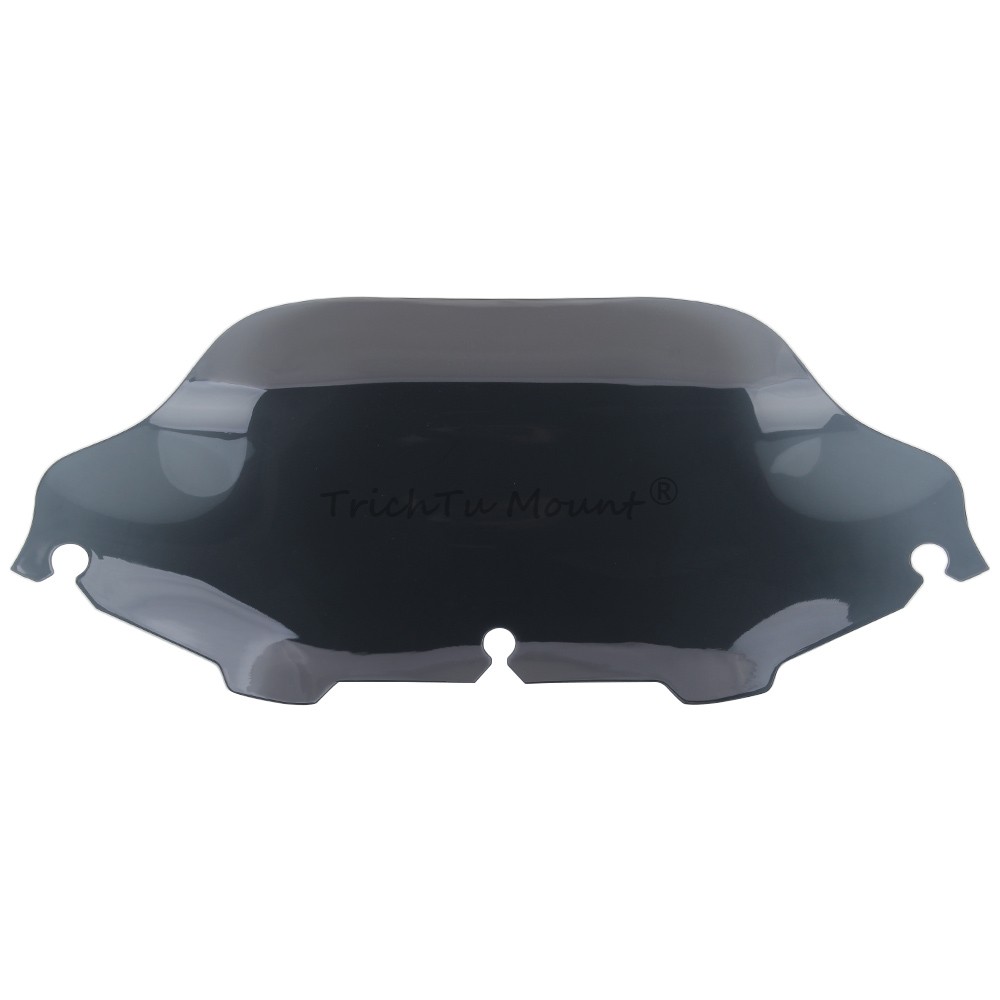 Smoke 8″ Wave Windshield Windscreen For Harley Electra Glide Classic EFI FLHTCI