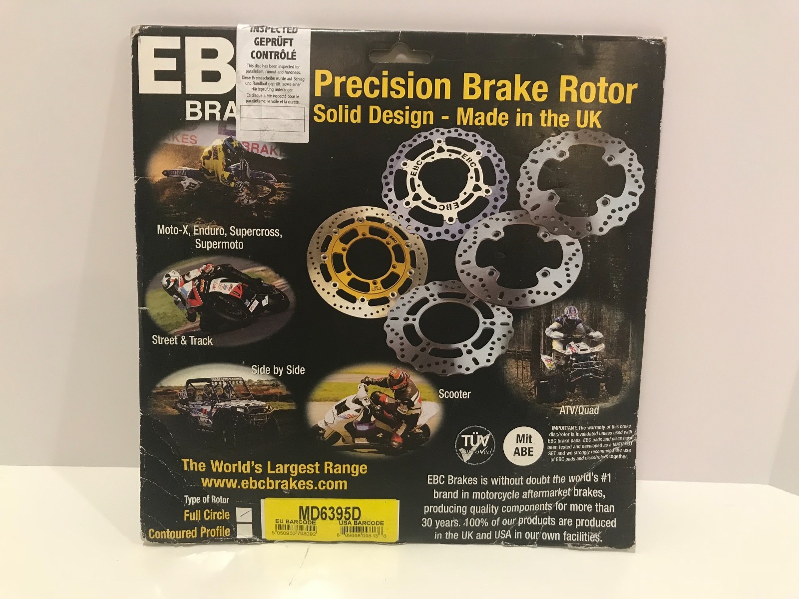 EBC MD6395D Brakes OE Replacement Brake Rotor
