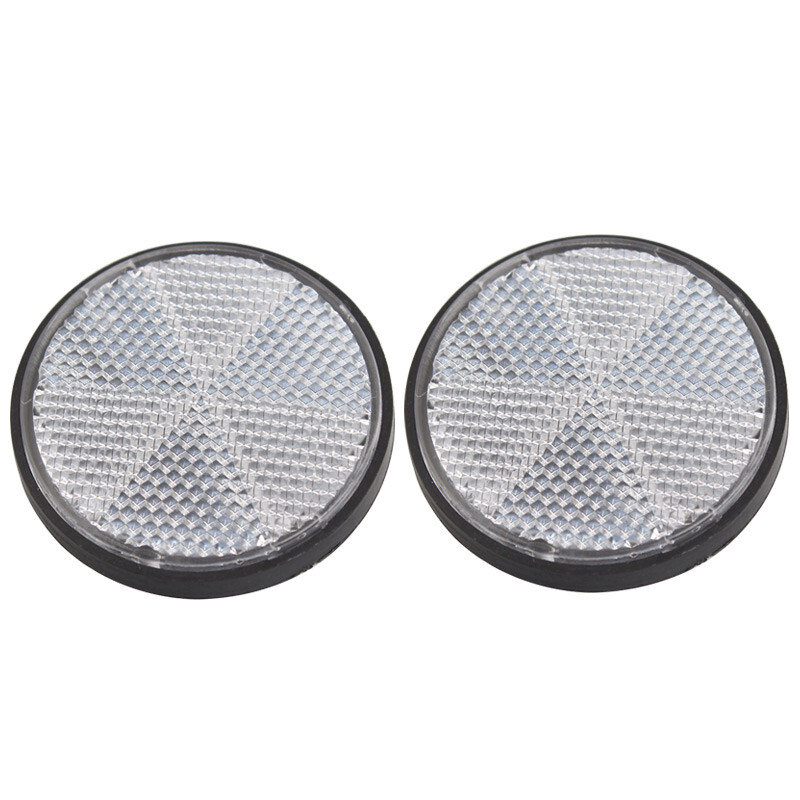 M6x1.0 Universal Screw Mount Reflective Warning Reflector for Motorcycle Bike US