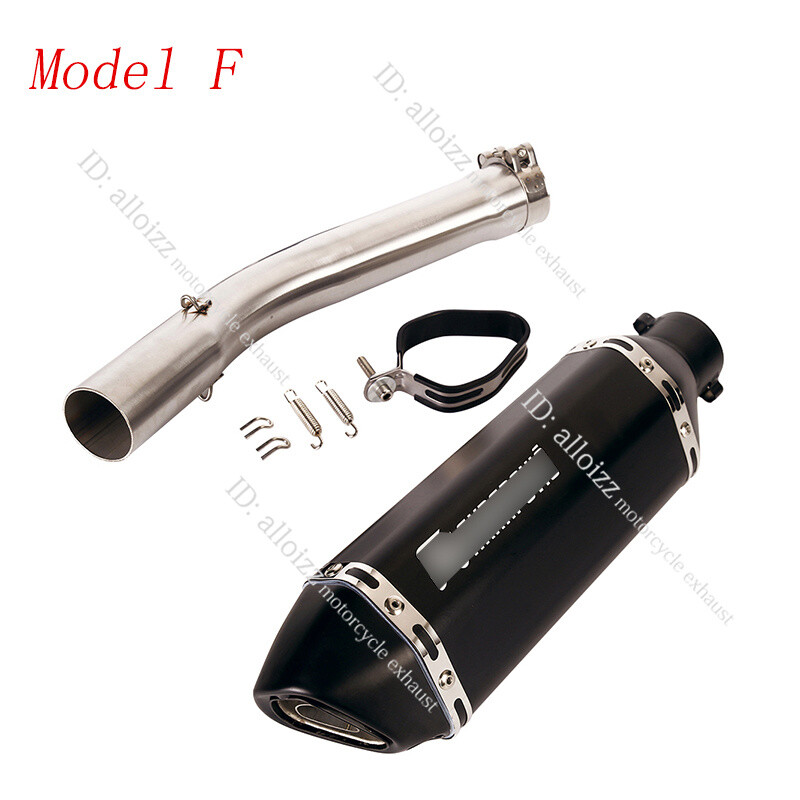 For Yamaha YZF R6 1998-05 Exhaust Mid Pipe With DB Killer Slip On Muffler 370mm