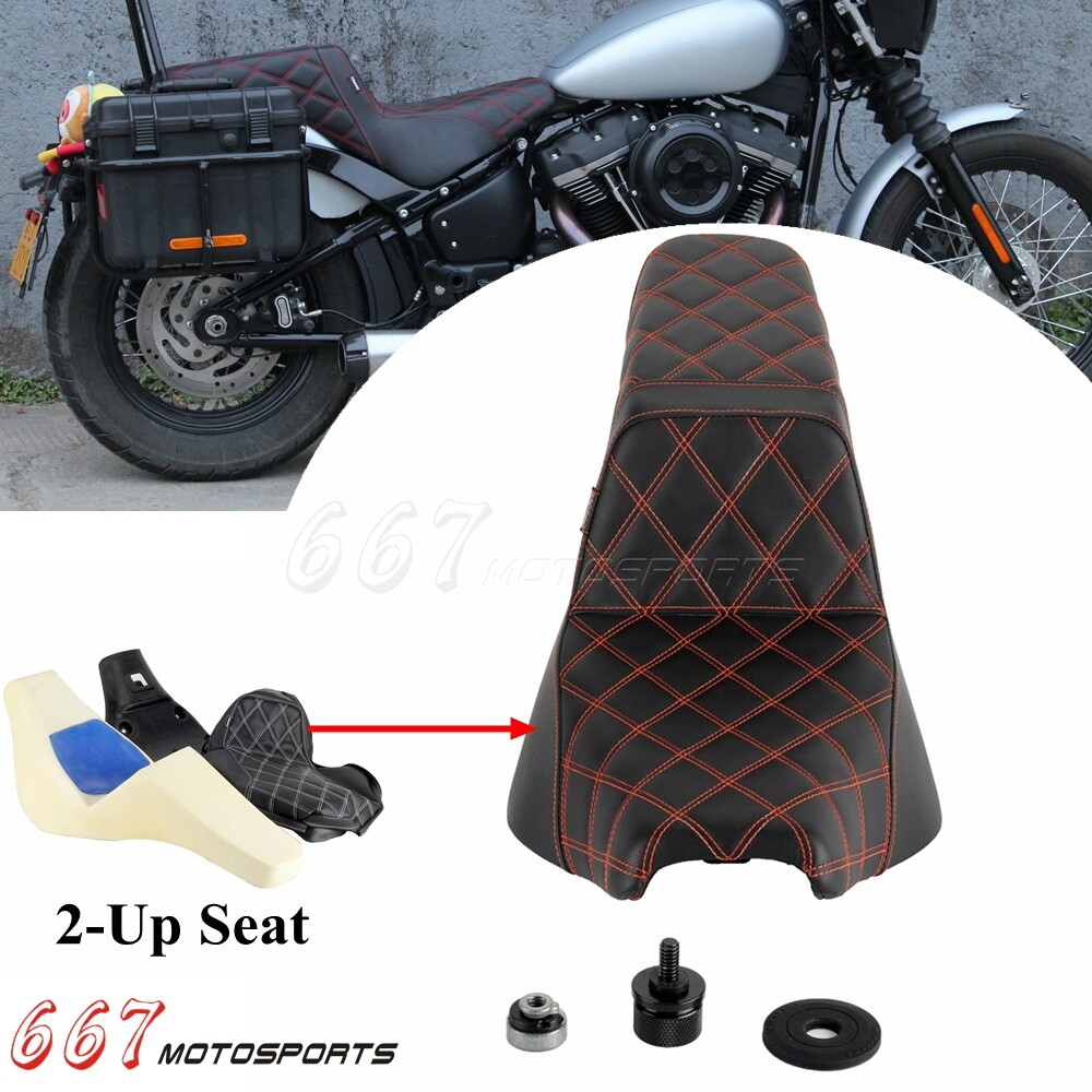 Gel Pad Passenger Driver LS 2-Up Seat For Harley Street Bob FXBB FXBBS 2018-2024