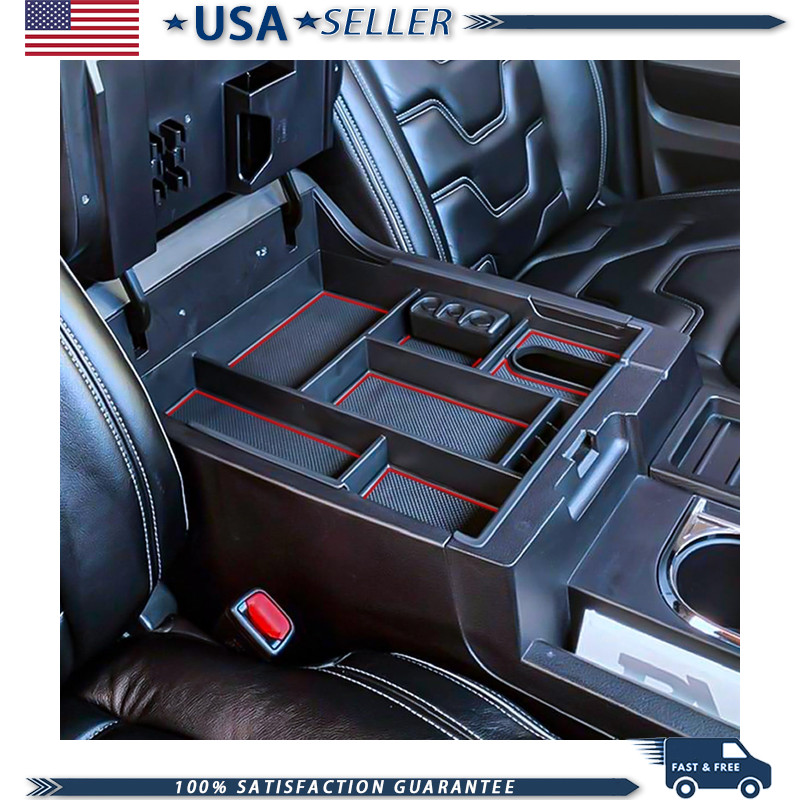 Center Console Organizer 2014-2017 2018 2019 2020 2021 Toyota Tundra CColor: red