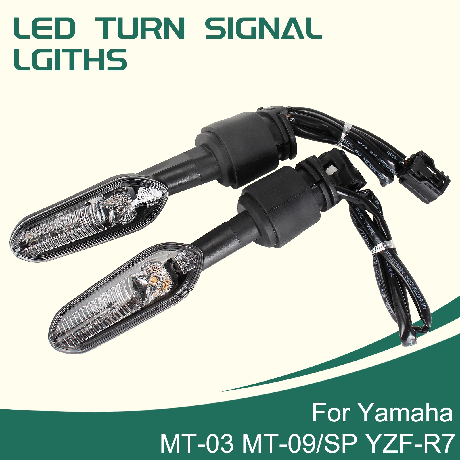 1 Pair LED Turn Signals Light For Yamaha MT-09/SP 2021-2023 Tracer 9 GT 2021-24