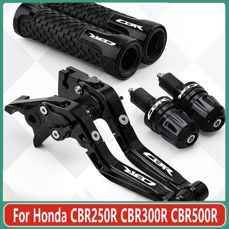 For Honda CBR250R CBR300R CBR500R Brake Clutch Levers Handlebar Grip Set New