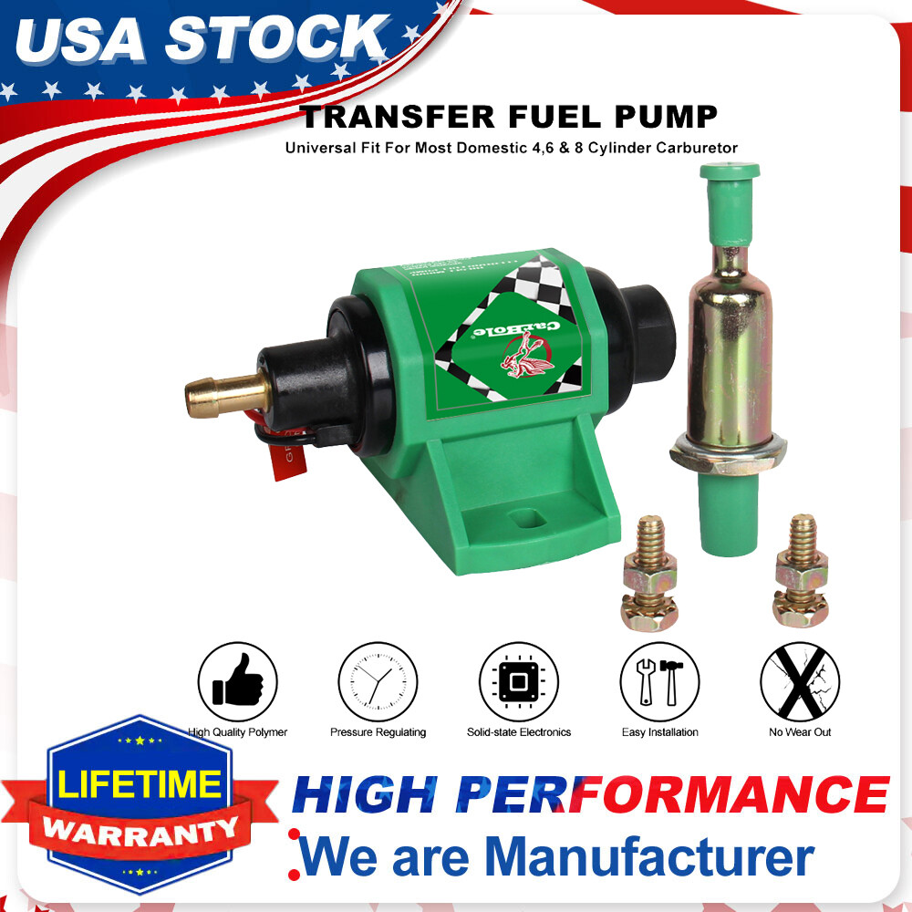 Universal Diesel Electronic Fuel Pump 4-7 PSI 12 Volt Self Priming Transfer