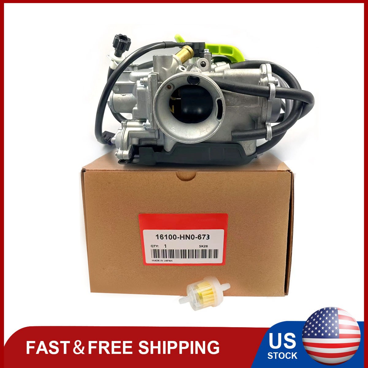 OEM Carburetor For Honda 2004-05 Sportrax 450 TRX450R TRX 450R 16100-HP1-673 NEW