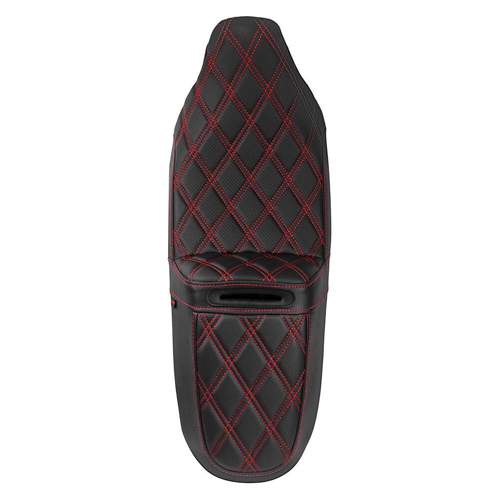 Step Up 2-Up Seat Lattice Stitched For Harley Road Glide Electra Glide 1997-2007