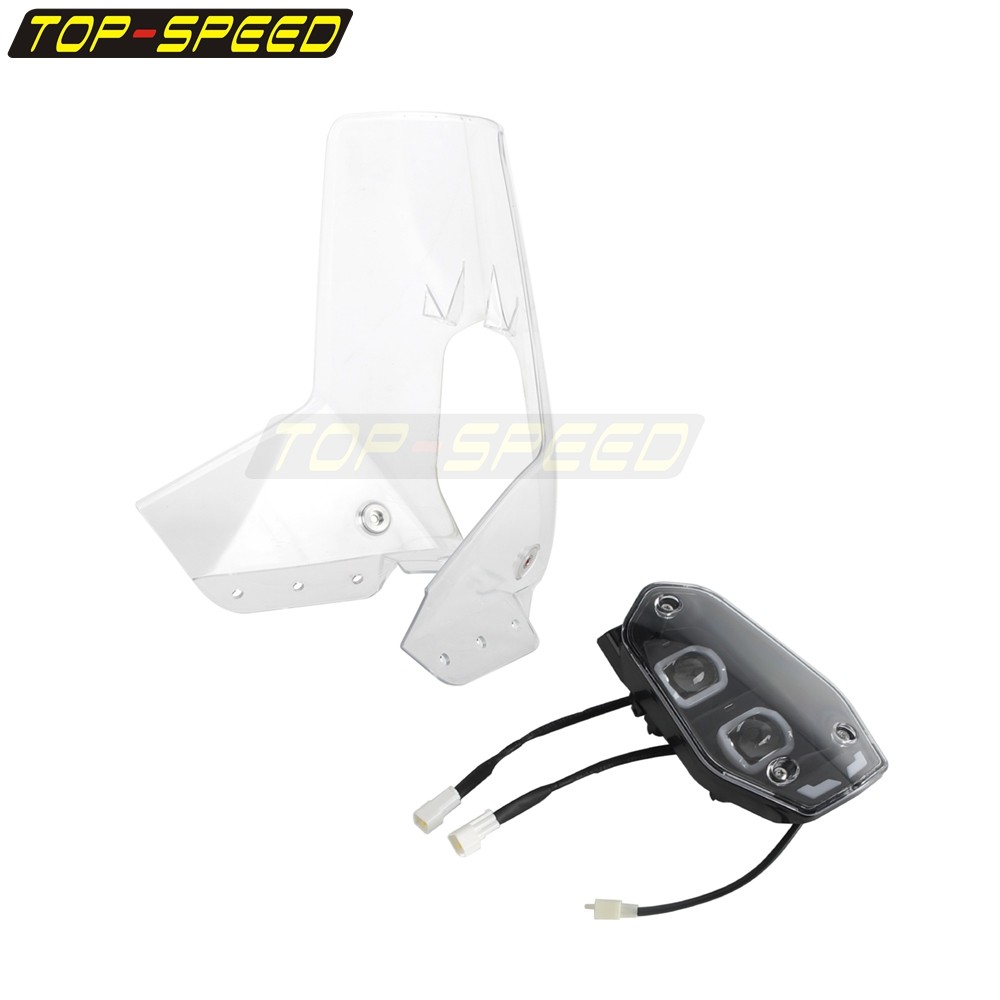 Rally Fairing Windshield W/ LED Headlight For 450 RALLY REPLICA 690 790 701 BAJA