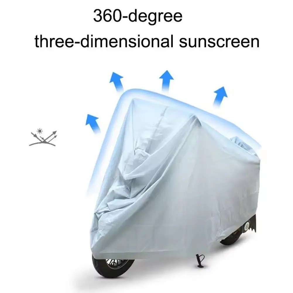 Motorcycle Cover Waterproof Snow Sun UV Dust Indoor Outdoor Protection Cover USA