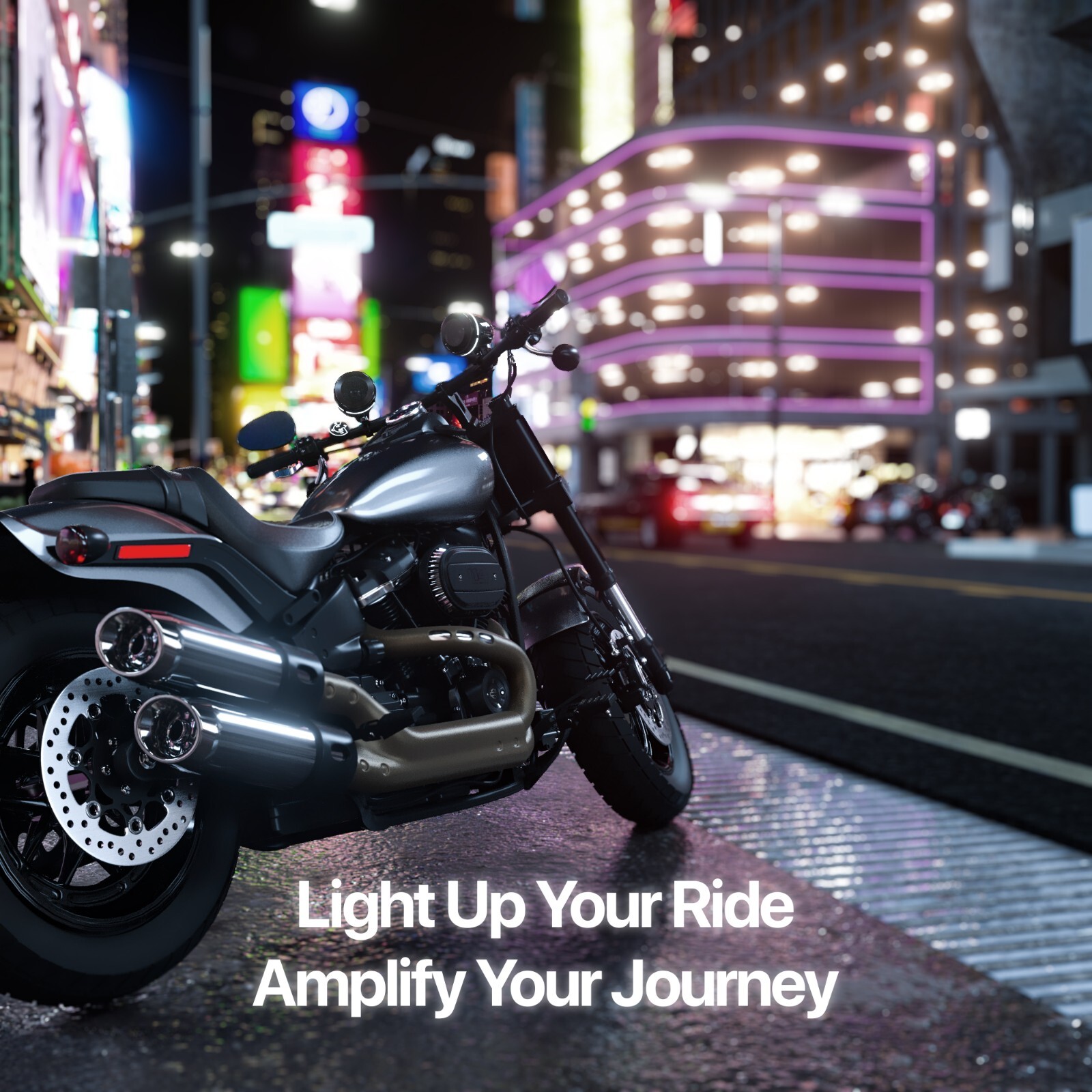 Motorcycle Bluetooth Wireless LED 300W Speaker Audio System Stereo ATV 4 Wheeler