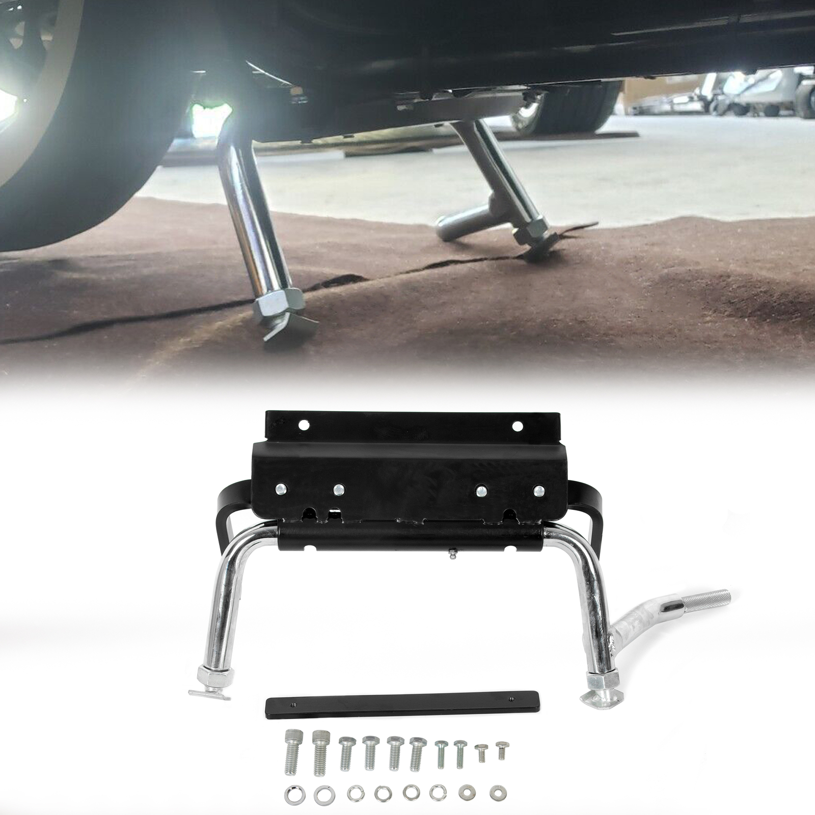 Adjustable Motorcycle Center Stand For Harley Touring Road King Glide 1999-2008