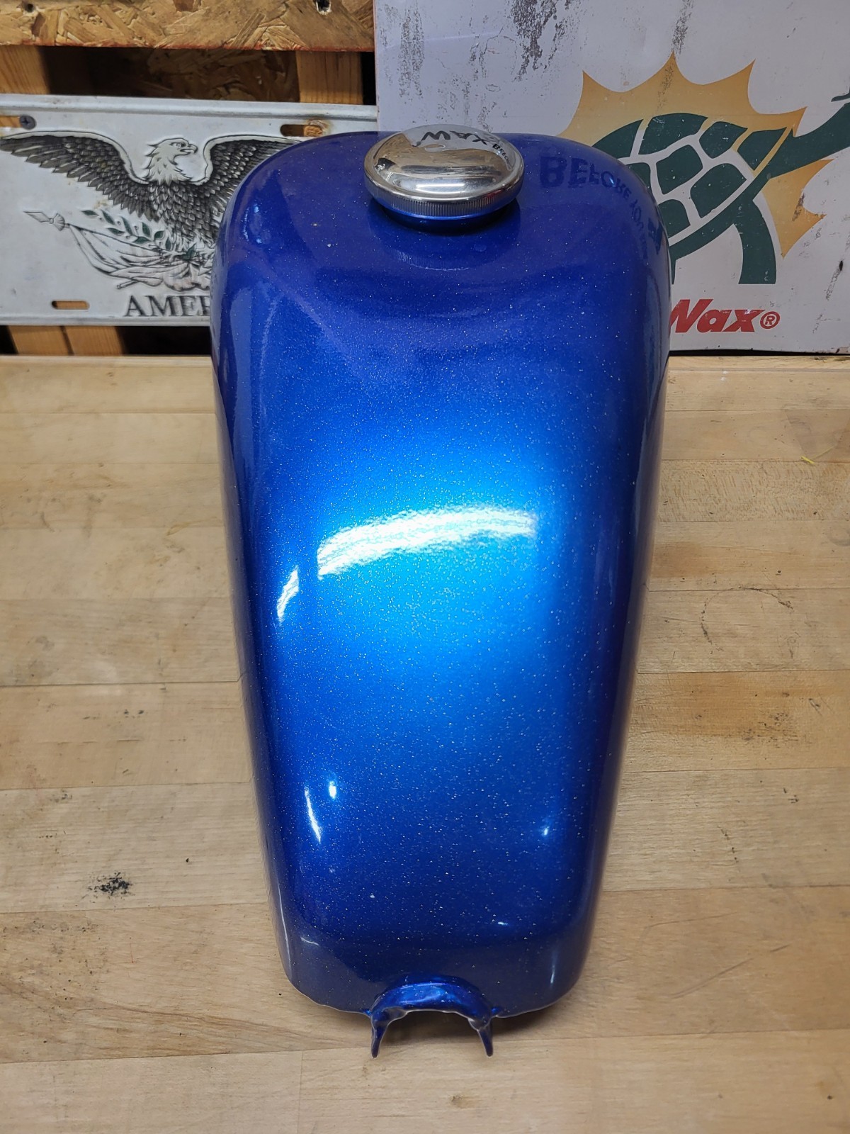 Ironhead Sportster Tank Pearl Blue 2.4 Gal